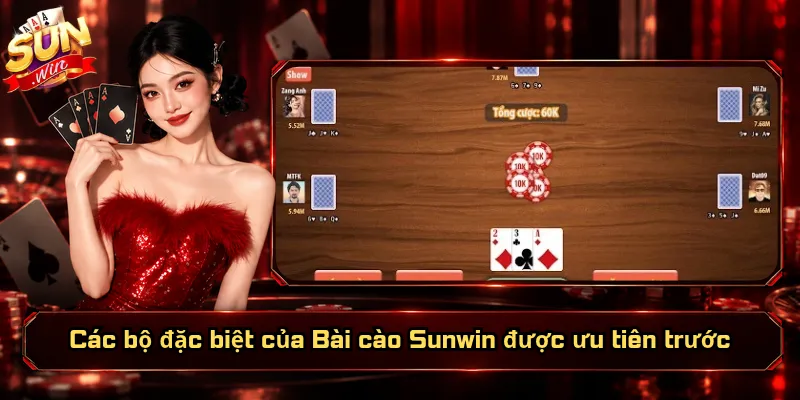 Các bộ đặc biệt của Bài cào Sunwin được ưu tiên trước