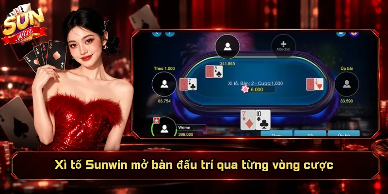 Xì tố Sunwin mở bàn đấu trí qua từng vòng cược